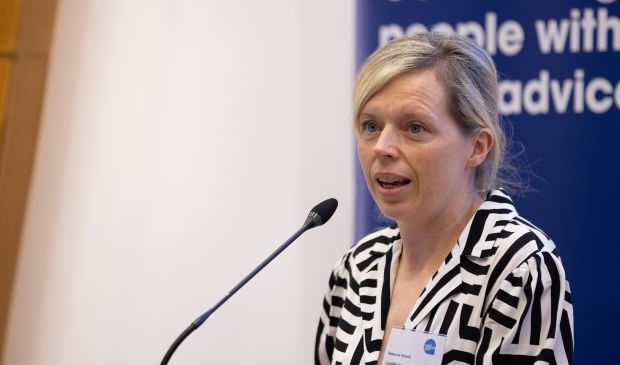 Rebecca Howell speaking at LawWorks Pro Bono Conference 2025