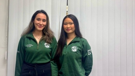 Roza Sanjari and Rachel Man, Leaders of the University of Nottingham Legal Advice Clinic