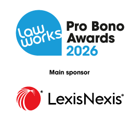 The LawWorks Pro Bono Awards are kindly sponsored by Lexis Nexis