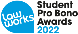 LawWorks Student Pro Bono Awards 2022 logo