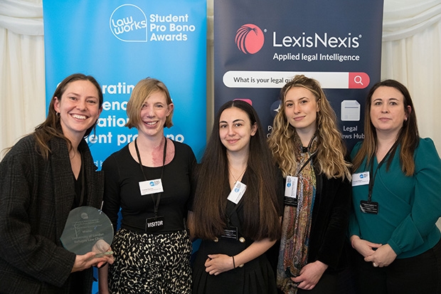 Susan Reardon-Smith, Frances Trevena, Lilian Carrington, Eleanor Serpell-Stevens, and Vanessa Delgado, University of London Refugee Clinic